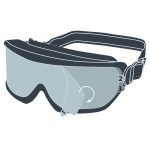 DELTA PLUS Film Goggle 10db-os védő filmréteg