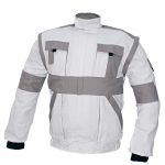 MAX kabát 260 g/m2 fehér/szürke 62