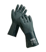 CERVA Petrel zöld pvc munkavédelmi kesztyű