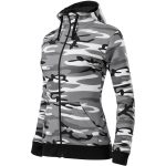 Adler CAMO ZIPPER női kapucnis felső