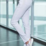 Milland SAVANNAH női fehér extra-stretch munkanadrág, 3 fazonban