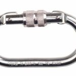 Csavarzáras ezüst karabiner FP30