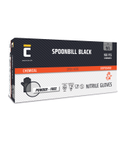 Cerva SPOONBILL BLACK nitril kesztyű nem púder - Image 2