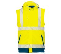 Burgia HIVIS Softshell levehető ujjú télikabát - Image 6